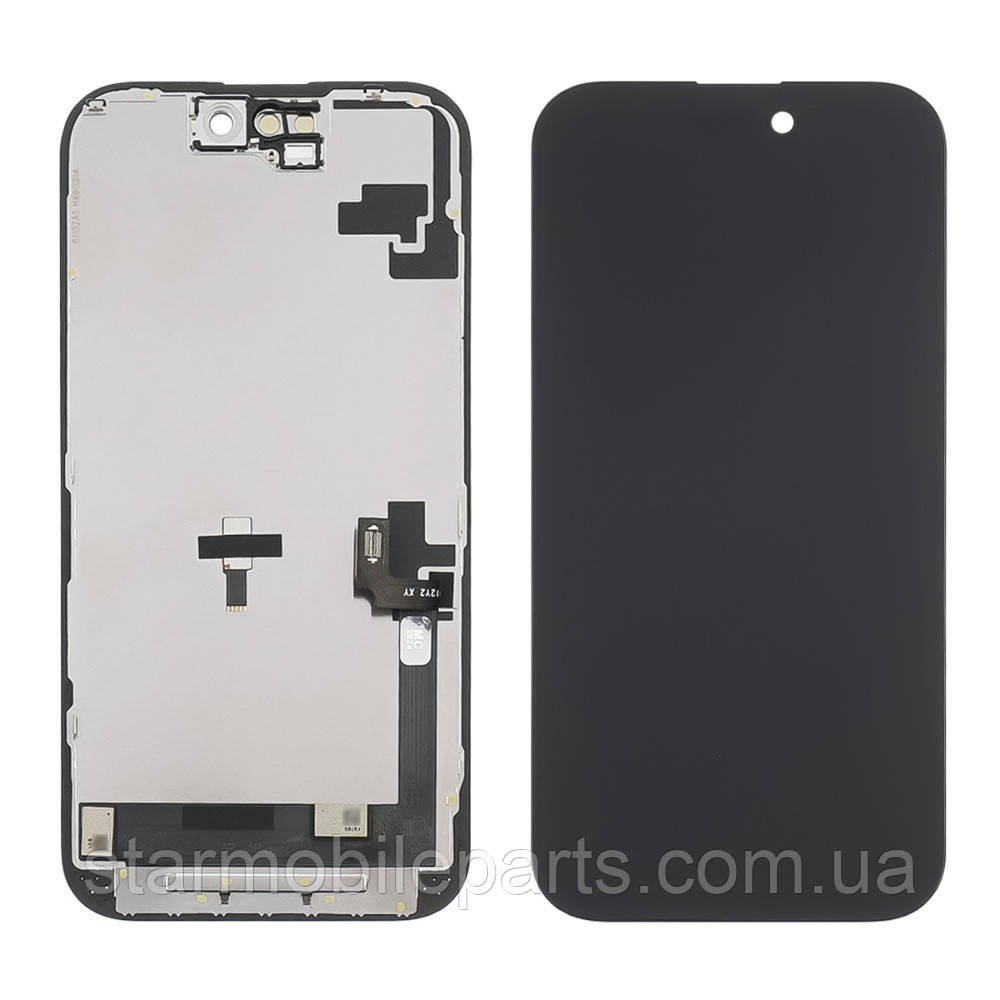 Дисплей для Apple iPhone 16 з чорним тачскрином ZY-IN CELL FHD, фото 1