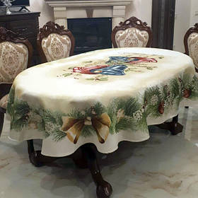 Гобеленові новорічні скатертини на стіл