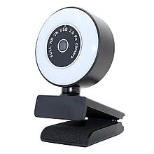 Веб-камера A06 2K з автофокусом та підсвічуванням