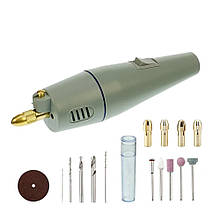 Бормашина в кейсе Aida A-061 (набор насадок для гравировки, шлифовки, полировки, 12V 1A 20W)