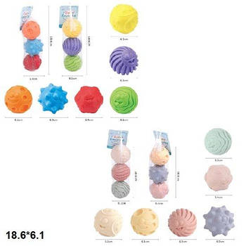 Набір текстурних іграшок емодзі 3шт 638-22/638-18 G-Rich