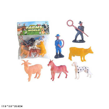 Ігрові фігурки Тварини домашні 6 шт 666A-3 G-Rich