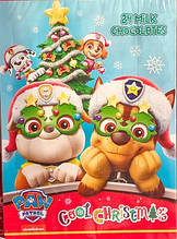 Адвент Календар Шоколадний Щенячий Патруль Paw Patrol Cool Christmas Nickelodeon 75 г США