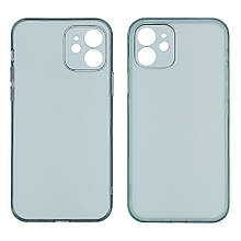 Чохол Matt Protective для Apple iPhone 12 синій Люкс