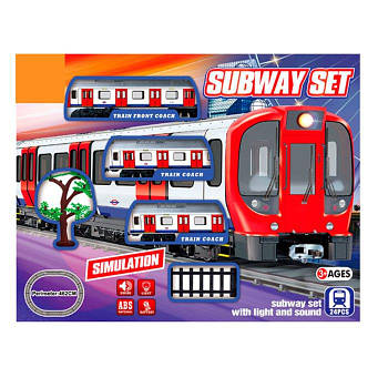 Залізниця локомотив, 2 вагони, дорожні знаки JHX5916 G-Rich