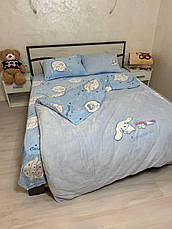 Велюрова постільна білизна Півтоспальний розмір, фото 4