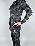 Термобілизна Ultimatum Camo чорний мультикам, фото 3