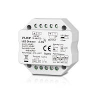 LED контролер RFдимер  V1-H/P регулювання RFпультом або клавіші Push Dim 1канал 12-48в по 8А SkyDance  20371