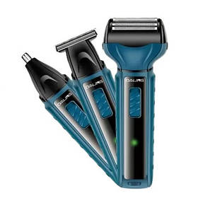 Тример акумуляторний для обличчя Daling DL-9252 3в1 2W Blue (7_02725)