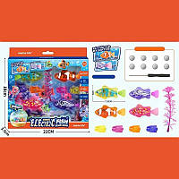 Роборибки 8 см, 4 шт., з підсвіткою, для акваріума, на батарейках