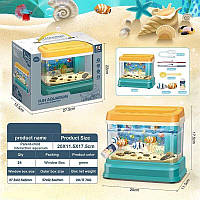 Акваріум-гра риболовля, 2 режими, вудки, рибки, у коробці