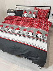 Байковий комплект постільної білизни Півтораспальний розмір, фото 5