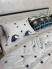 Байковий комплект постільної білизни Півтораспальний розмір, фото 4