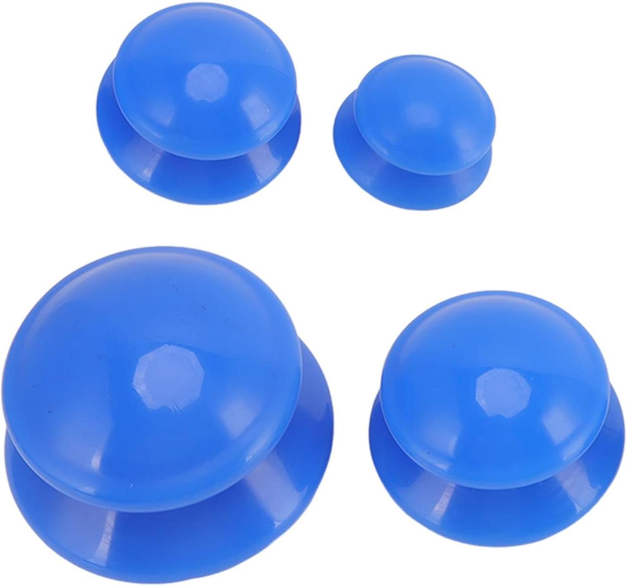 Набір вакуумних банок 4 розмірів для масажу та терапії, фото 1