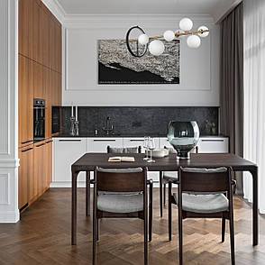 Підвісна люстра «Bubbles» на 7 ламп з білими плафонами (918-LP267-7 GAB+WH), фото 3