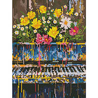 Діамантова мозаїка Експресія музики, 30х40 см, на підрамнику