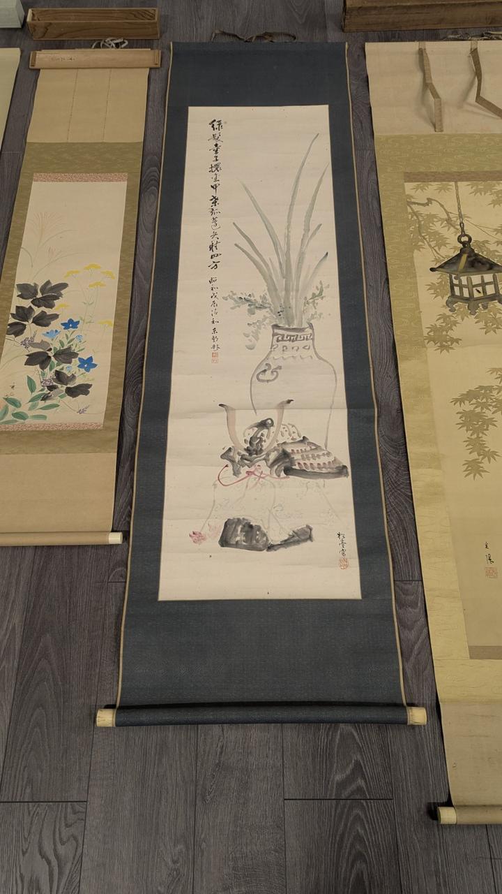 Свиток (сувій) Натюрморт. 19 століття автор Сейхо Ісукі