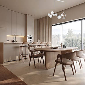 Підвісна люстра "Bubbles" на 7 ламп з білими плафонами (918-LP267-7 WH+WH), фото 2