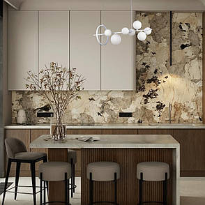 Підвісна люстра "Bubbles" на 7 ламп з білими плафонами (918-LP267-7 WH+WH), фото 3