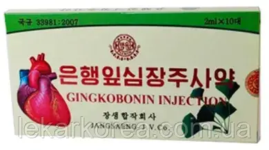 «ОМОЛОЖЕНИЕ МОЗГА» Gingobonin injection, фото 1