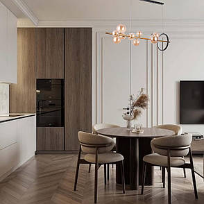 Підвісна люстра «Bubbles» на 10 ламп з кавовими плафонами (918-LP267-10 DDG+BR), фото 2