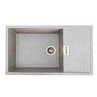 Гранитная мойка для кухни VALESO DIAMOND 8650 матовая Серая