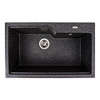 Гранитная мойка для кухни VALESO NIKA 7545 матовая Графит