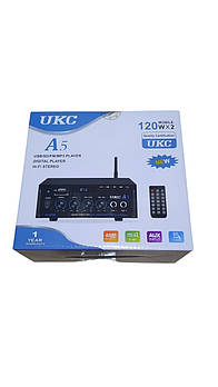 Підсилювач А5 USB/SD CARD/FM/AUX 2 ch ART-10262 (20)