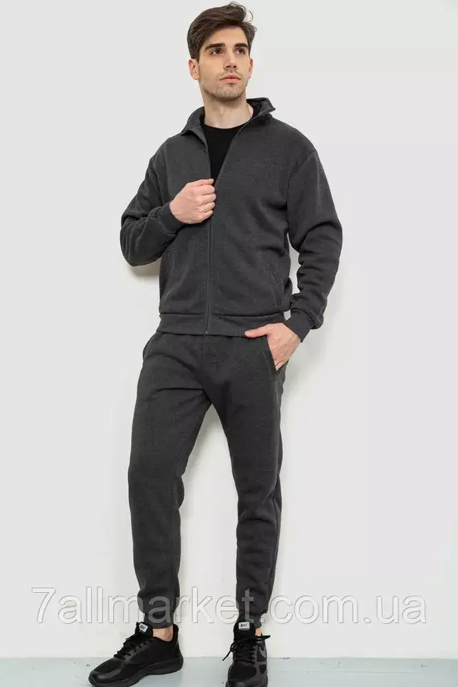 Спортивний костюм чоловічий на флісі розміри M — 3xl (48-56)(3кв) "NICOLAS" недорого від прямого постачальника, фото 1