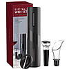 Штопор електричний для вина 4в1, ніж для фольги, пробка, аератор, фото 5