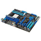 ТОПОВА Плата AMD sAM3 на DDR3 ! ASUS M4A89TD PRO/USB3 140W ! Розуміє АБСОЛЮТНО ВСІ 2-6 ЯДЕРНІ ПРОЦИ, фото 2