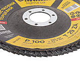 Круг пелюстковий торцевий Т29 (конічний) ZA Ø 125 мм P100 SIGMA (9173551), фото 5