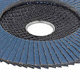 Круг пелюстковий торцевий Т29 (конічний) ZA Ø 125 мм P100 SIGMA (9173551), фото 6