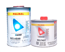 Лак акриловий PALINAL2K HS Anti Scratch (AS 90, 2:1), 1л + затв. 0,5л Fast 993.MS Fast