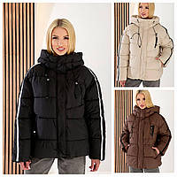 Жіноча зимова куртка біопух s m l xl xxl, Жіноча куртка осінь-зима