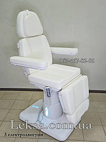 Кушетка електрична косметологічна L-538A White (3 електродвигуни)