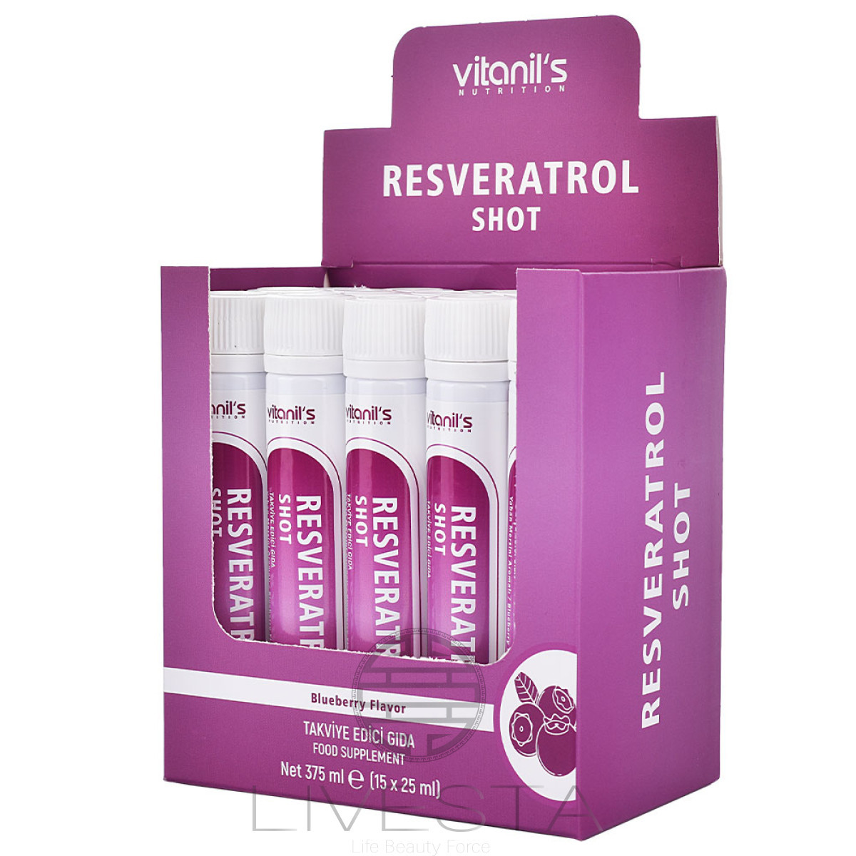 Дієтична добавка "Ресвератрол" Vitanil's Лівеста, 15 шт по 25 мл, фото 1