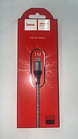 USB кабель Hoco X50 Micro 2,4A — для швидкого заряджання та синхронізації