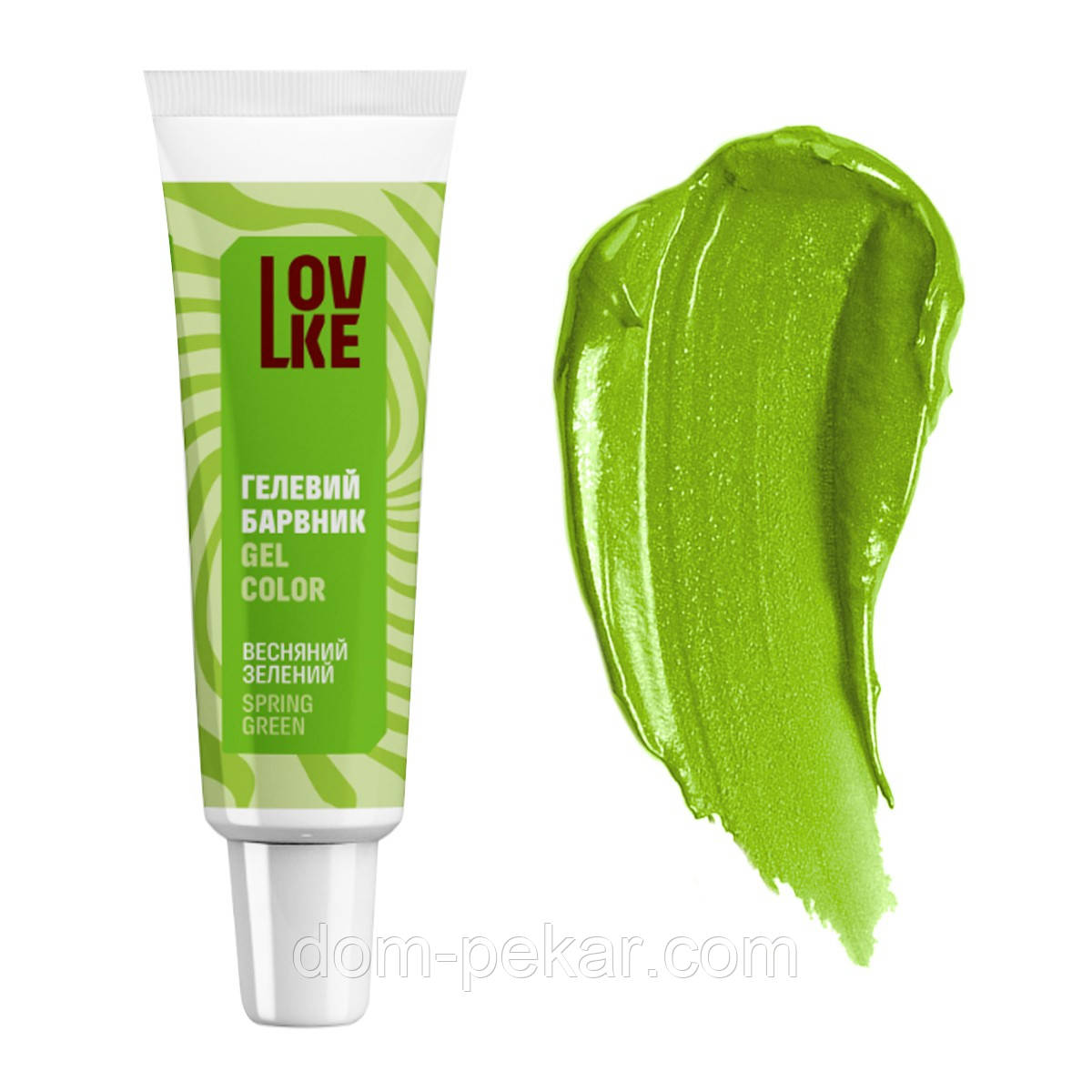 Барвник гелевий LOVKE Весняний зелений 16 г