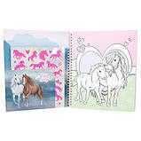 Розмальовка Miss Melody з двосторонніми блискітками 12756, фото 4