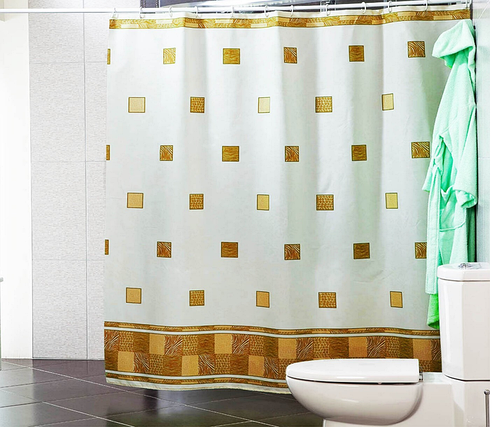 Шторка для ванної кімнати Miranda Postaki beige 180*200 cм, фото 1