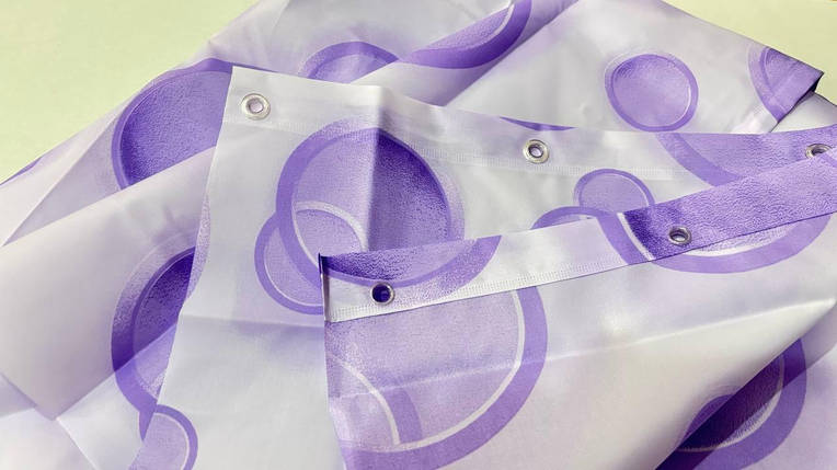 Шторка для ванної кімнати Miranda Side violet 180*200 cм, фото 2