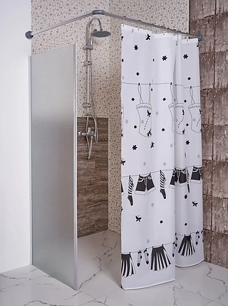 Шторка для ванної кімнати Miranda Dressy 180*200 cм, фото 2