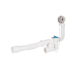 Сифон для ванни Lidz (WHI) 60 03 V002 00 з ревізією (вихід 50 мм)