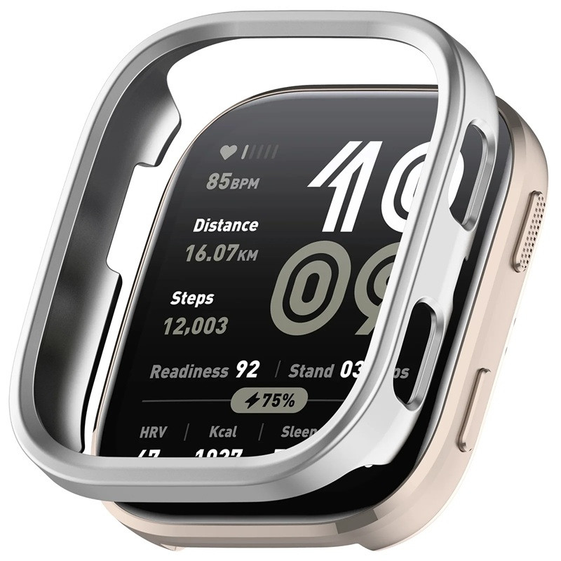 Захисний бампер для смарт годинника Amazfit Bip 6 сріблястий, фото 1