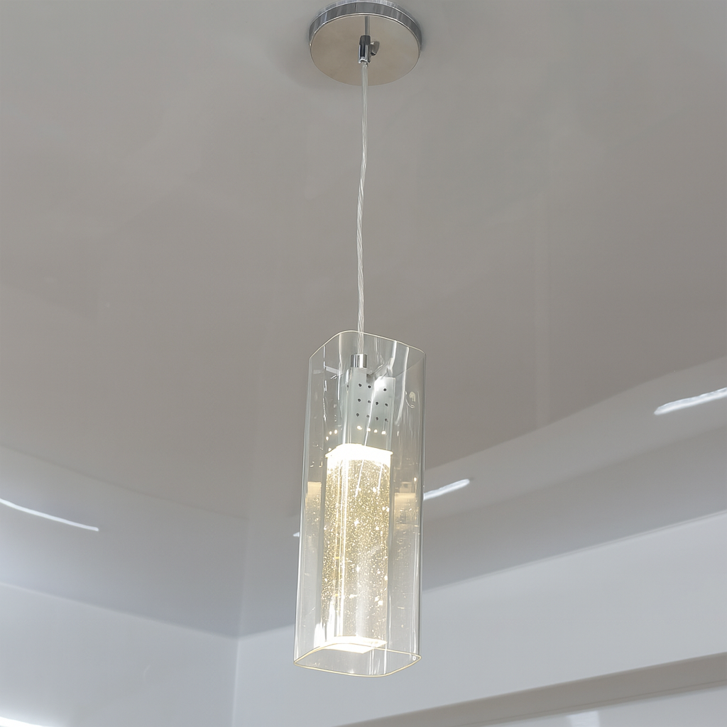 Лед підвіс на 1 плафон Artlight 6W до 5 м² колір Хром 826/1, фото 1