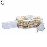 Гірлянда Роса мішура Крапля 30 метрів 1000 LED світлодіодна гірлянда в котушці мідний провід 8 функцій мікс, фото 5