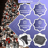 Гірлянда Роса мішура  Крапля 50 метрів 1400 LED світлодіодна гірлянда в котушці мідний провід 8 функцій мікс+ пульт, фото 2