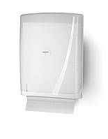 Диспенсер Rulopak для паперових рушників в пачках Z-складання, пластиковий, білий, 38,5*11*28см.