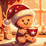 Картина по номерах зі світлодіодною підсвіткою для дітей Riviera Blanca Солодкий пряник 25x25 см (ГР1-046), фото 2